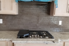 richardton tile backsplash and hood